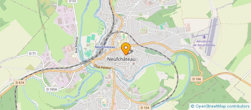 localisation de l'entreprise NATUR'ELLEMENT GLACEE à NEUFCHATEAU