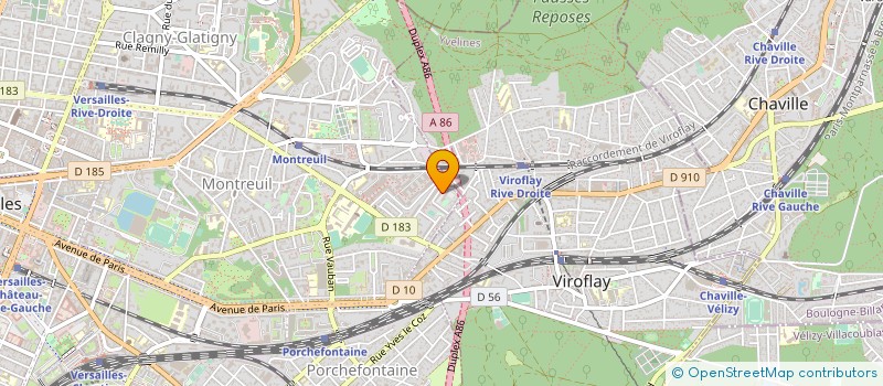 localisation de l'entreprise NATUR'ELLES AVENTURES à VERSAILLES