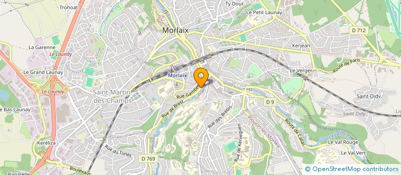 localisation de l'entreprise NATUR'EN TETE à MORLAIX