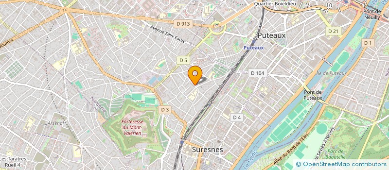 localisation de l'entreprise NATUR'ENERGY SARL à SURESNES