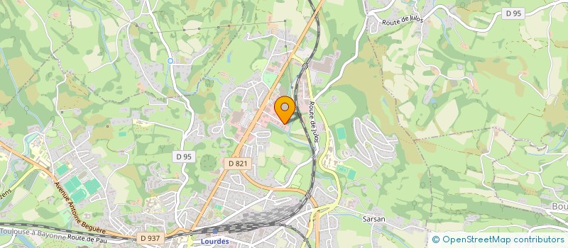 localisation de l'entreprise NATUR'EQUILIBRE à LOURDES