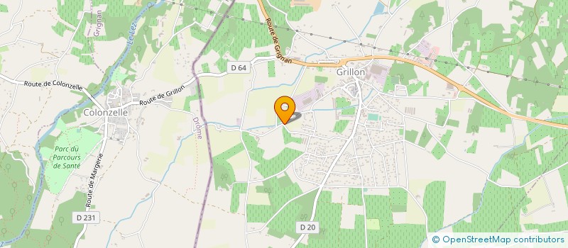 localisation de l'entreprise NATUR'ESSENCE  GRILLON