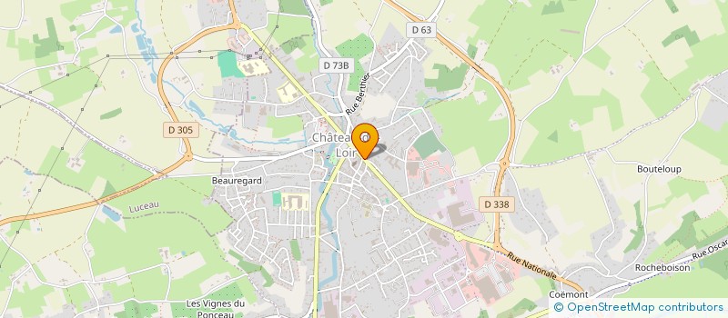localisation de l'entreprise NATUR'ETIK à MONTVAL-SUR-LOIR