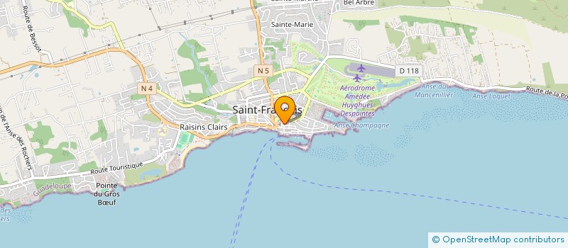 localisation de l'entreprise NATUR'ILE à SAINT-FRANCOIS