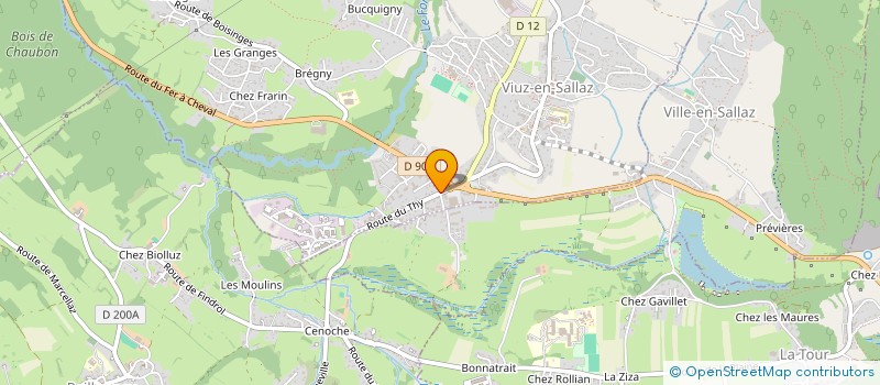 localisation de l'entreprise NATUR-IMMO  VIUZ-EN-SALLAZ