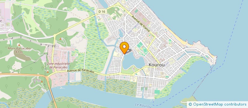 localisation de l'entreprise NATUR'L BEAUTY à KOUROU