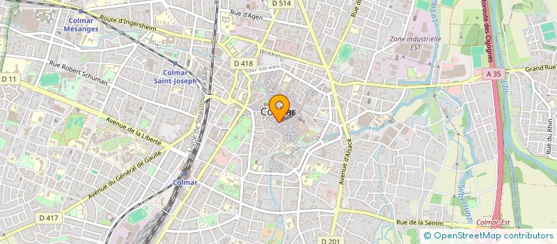 localisation de l'entreprise NATUR'L C  COLMAR