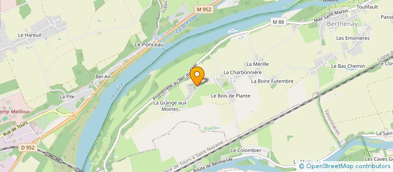 localisation de l'entreprise NATUR'O JARDIN SERVICES  BERTHENAY