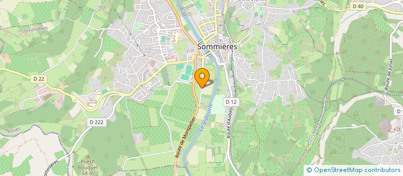 localisation de l'entreprise NATUR&SENS  SOMMIERES