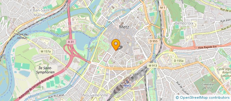 localisation de l'entreprise NATUR'VIE METZ SARL à METZ