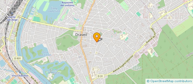 localisation de l'entreprise NATURA à DRAVEIL