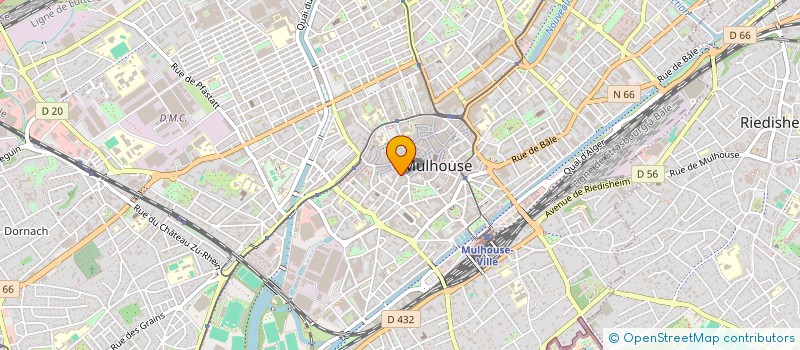 localisation de l'entreprise NATURA 9 à MULHOUSE