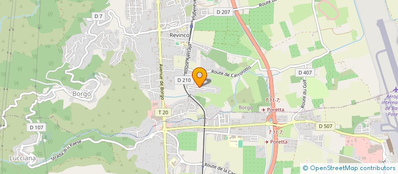 localisation de l'entreprise NATURA CERVIONI à BORGO