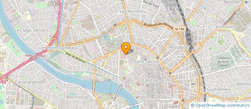localisation de l'entreprise NATURA COFFEE SHOP  TOULOUSE