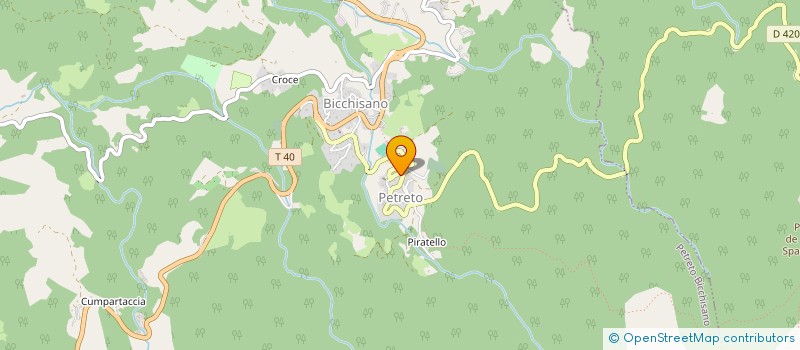 localisation de l'entreprise NATURA E BENISTA à PETRETO-BICCHISANO