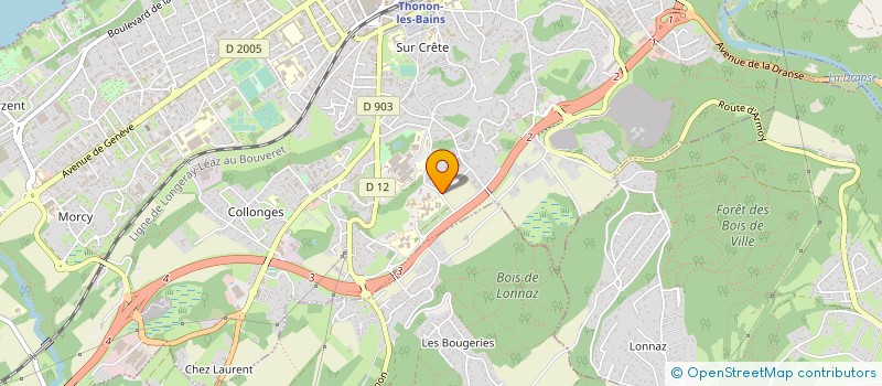 localisation de l'entreprise NATURA LYON à THONON-LES-BAINS