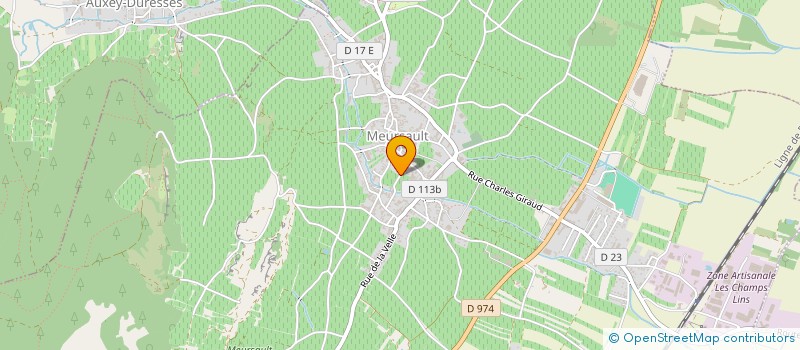 localisation de l'entreprise NATURA'LYS PAYSAGE  MEURSAULT