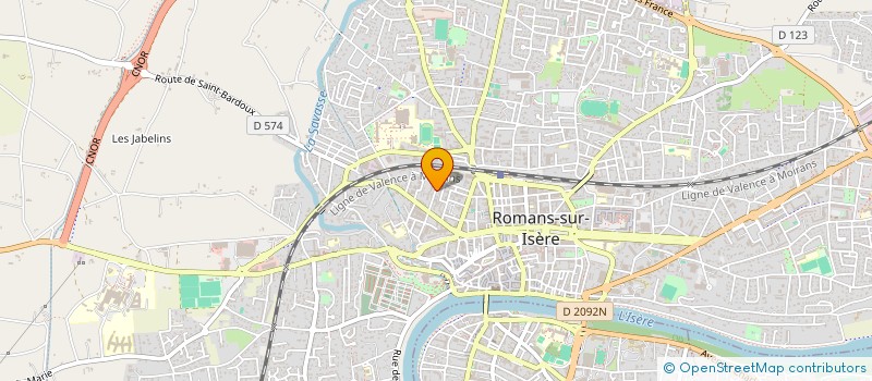 localisation de l'entreprise NATURA RESILIRE  ROMANS-SUR-ISERE