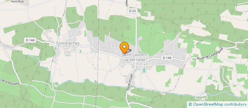 localisation de l'entreprise NATURA SPORTS ET LOISIRS  SAINT-LAURENT-LA-VERNEDE