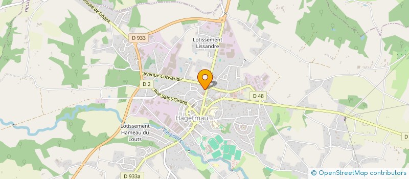 localisation de l'entreprise NATURA STUDIO HOLDING  SAINT-SEVER