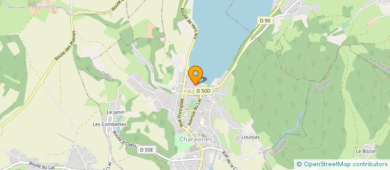 localisation de l'entreprise NATURA VELO  CHARAVINES