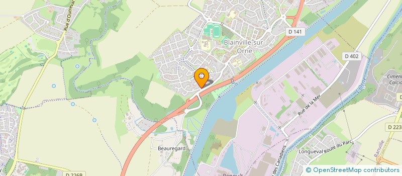 localisation de l'entreprise NATURA'VENIR  BLAINVILLE-SUR-ORNE