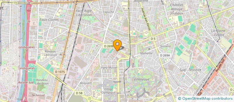 localisation de l'entreprise NATURA3DISTRIBUTION à GRENOBLE