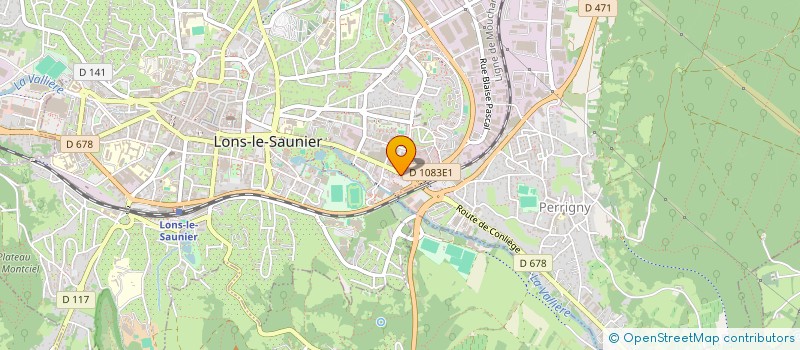 localisation de l'entreprise NATURABEILLE à LONS-LE-SAUNIER
