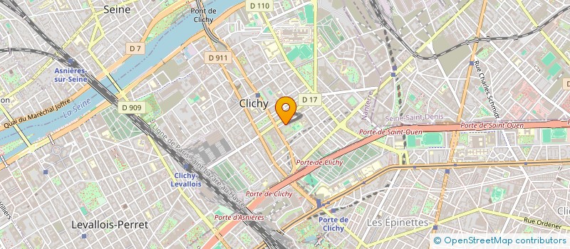 localisation de l'entreprise NATURABILIS à CLICHY