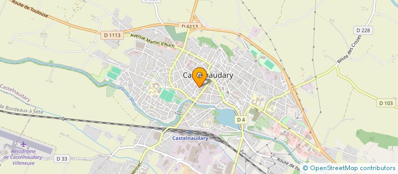 localisation de l'entreprise NATURABIS à CASTELNAUDARY