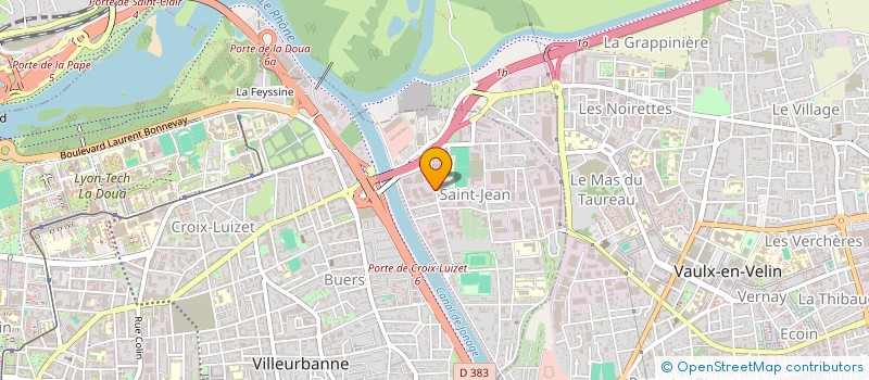 localisation de l'entreprise NATURACTIV à VILLEURBANNE