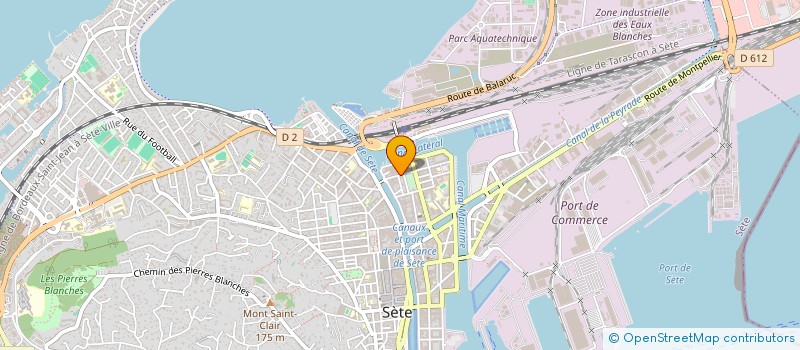 localisation de l'entreprise NATURAE à SETE