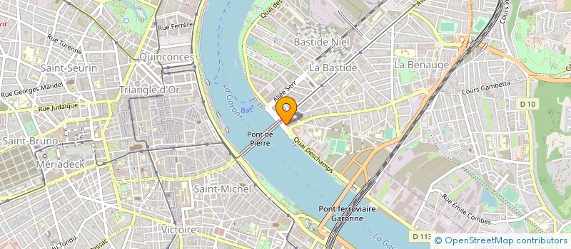 localisation de l'entreprise NATURAFLO à BORDEAUX