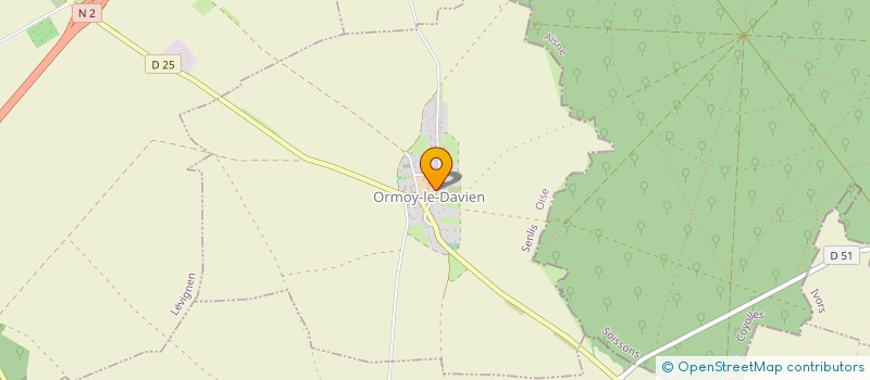 localisation de l'entreprise NATURAGAZ à ORMOY-LE-DAVIEN