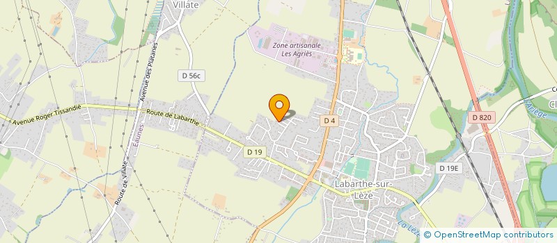 localisation de l'entreprise NATURAGOM à LABARTHE-SUR-LEZE