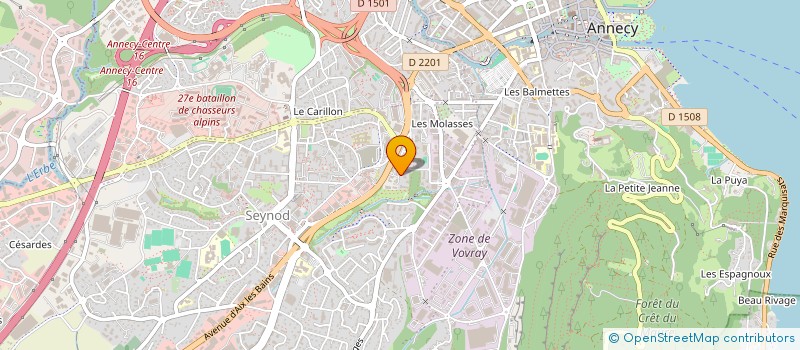 localisation de l'entreprise NATURAID à ANNECY