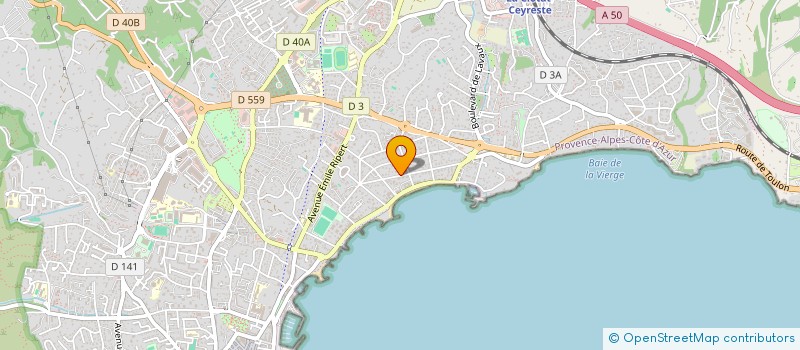 localisation de l'entreprise NATURAL AMBITIONS  LA CIOTAT