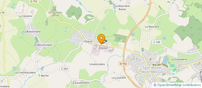 localisation de l'entreprise NATURAL-BOIS à SEVREMONT