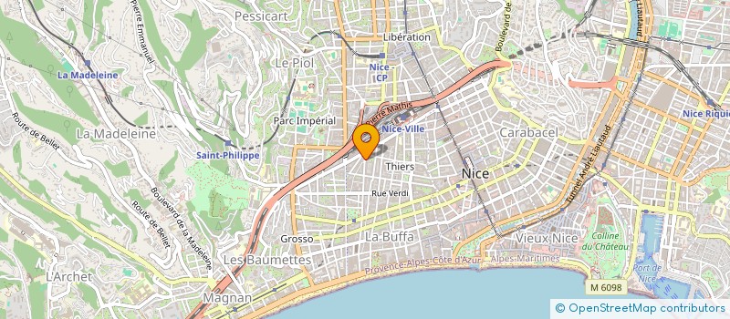 localisation de l'entreprise NATURAL DELUXE GOURMET à NICE