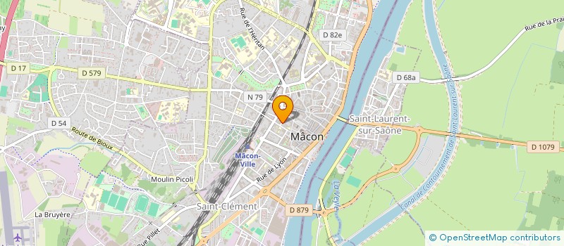 localisation de l'entreprise NATURAL FITNESS à MACON