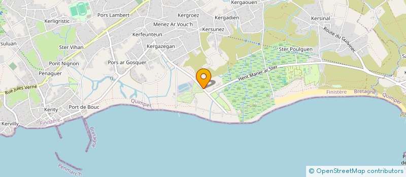 localisation de l'entreprise NATURAL GREEN 29  PENMARCH