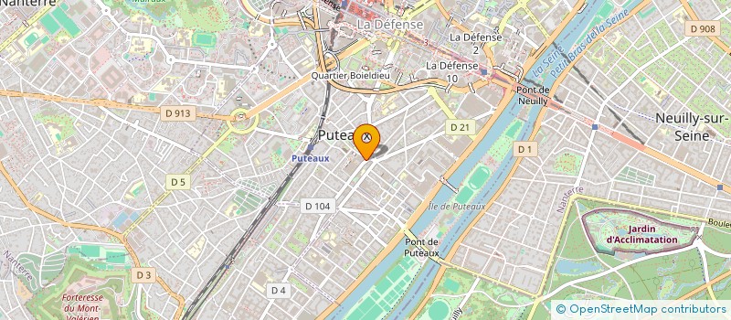 localisation de l'entreprise NATURAL GREEN à PUTEAUX