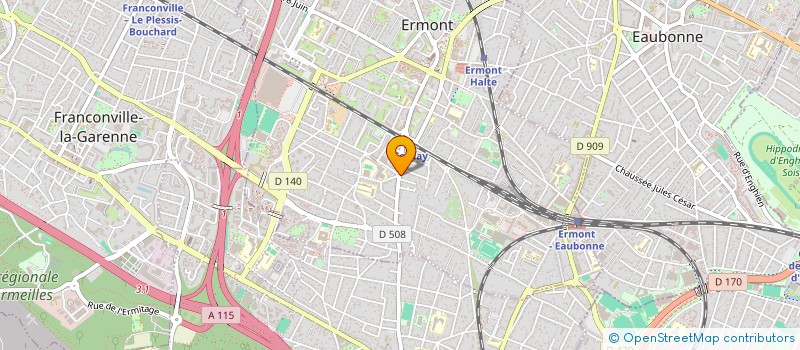 localisation de l'entreprise NATURAL LAB  ERMONT