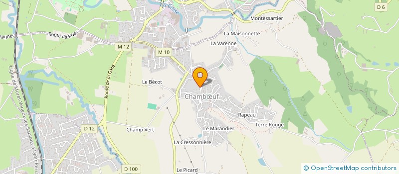 localisation de l'entreprise NATURAL MATHIEU CONCEPT FRANCE à CHAMBŒUF