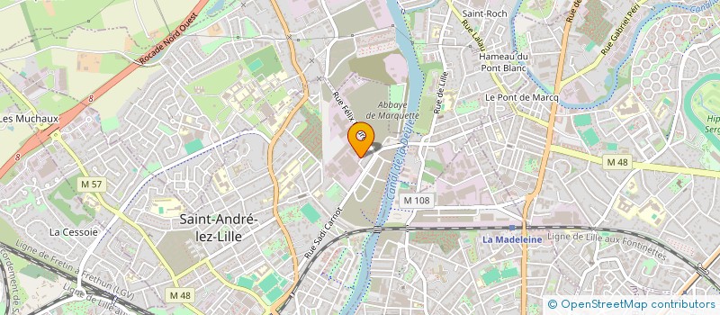 localisation de l'entreprise NATURAL PHYTO à SAINT-ANDRE-LEZ-LILLE