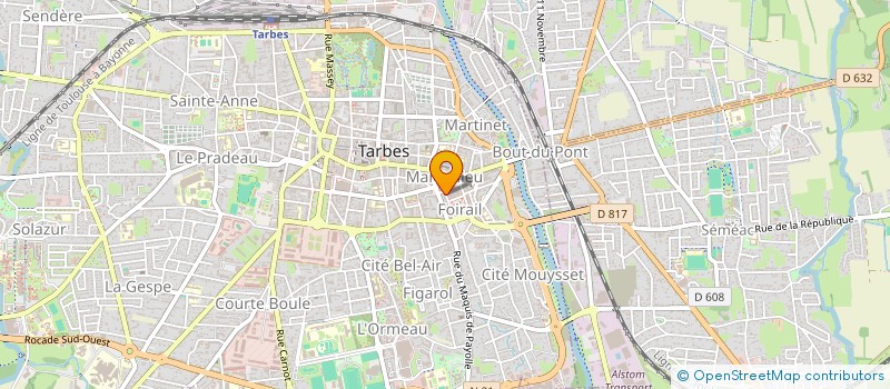 localisation de l'entreprise NATURAL RECOVERY  TARBES