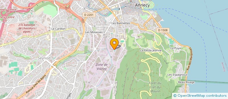 localisation de l'entreprise NATURAL RENOV à ANNECY