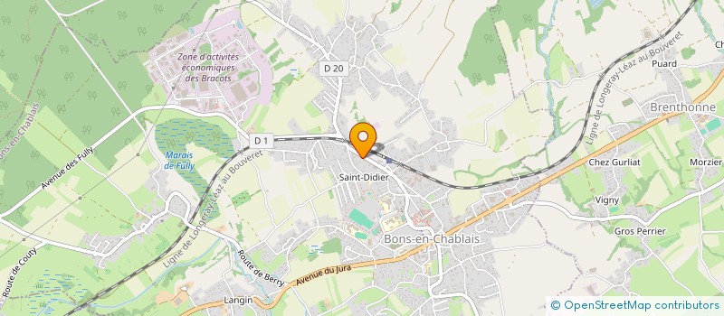 localisation de l'entreprise NATURAL SKANKING  BONS-EN-CHABLAIS