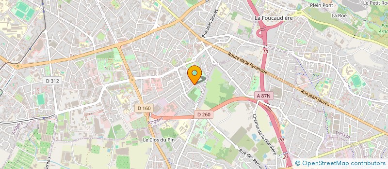 localisation de l'entreprise NATURAL WAVE à ANGERS