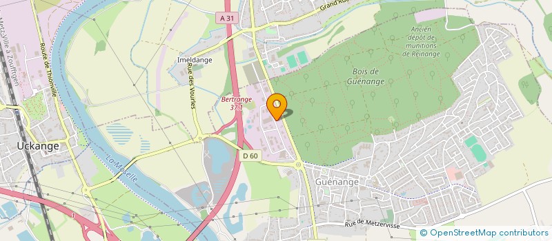 localisation de l'entreprise NATURAL WAY  GUENANGE